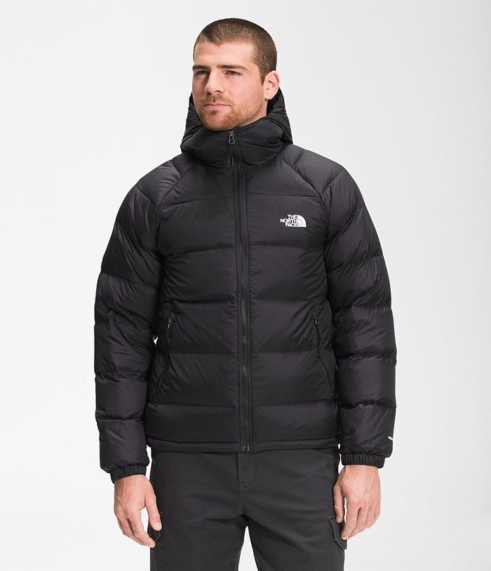 The North Face Puffer Jacket Hydrenalite Down Hoodie Black - Mens - Thailand EALKO-8157